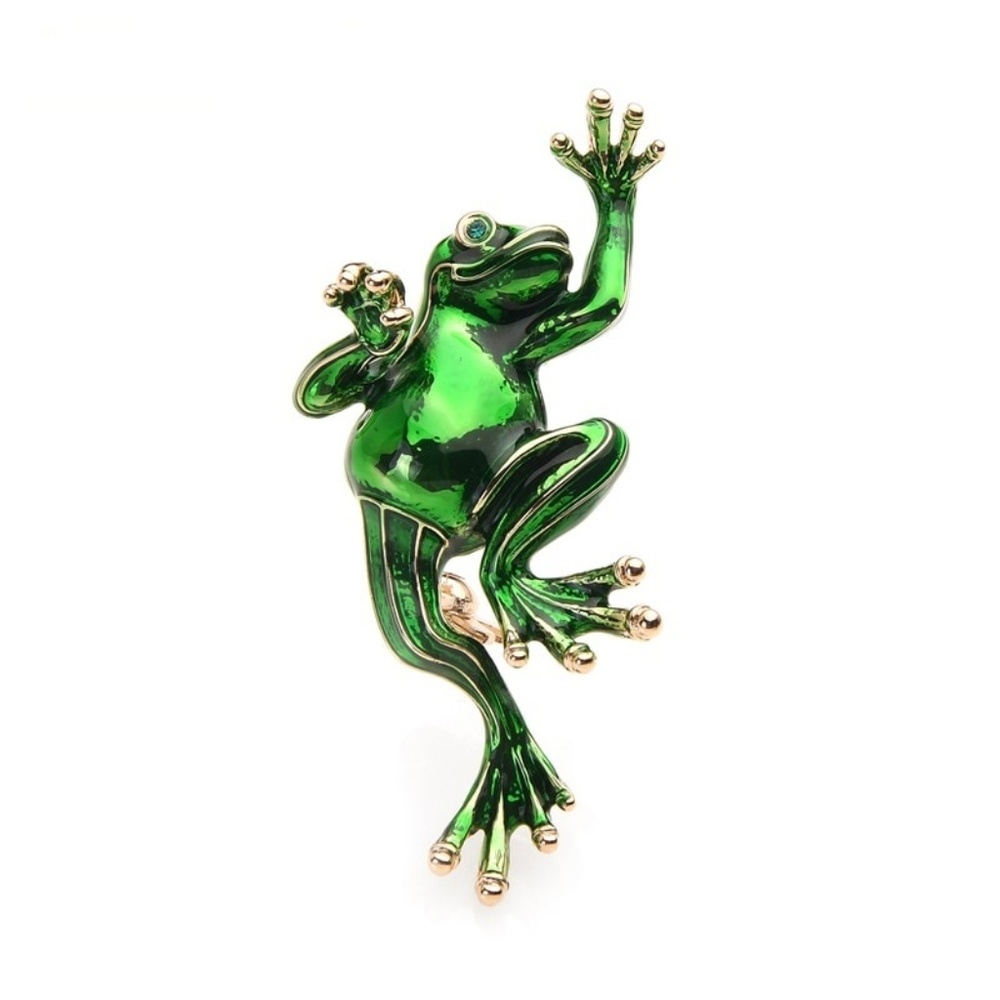 Frog Brooch Pin Jewelry